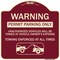 Signmission Permit Parking Only Unauthorized Vehicles Will Be Towed at Vehicle Owners Expense To, BU-1818-23309 A-DES-BU-1818-23309 - alternate 1